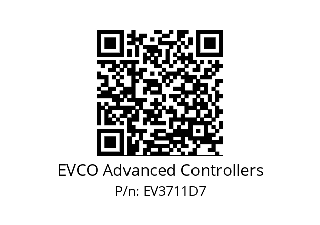   EVCO Advanced Controllers EV3711D7