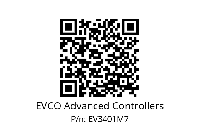   EVCO Advanced Controllers EV3401M7