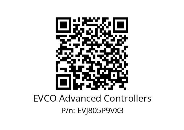   EVCO Advanced Controllers EVJ805P9VX3