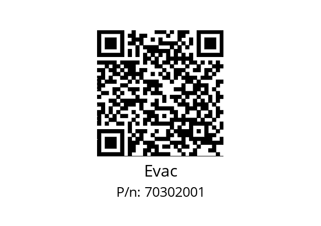   Evac 70302001