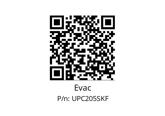   Evac UPC205SKF