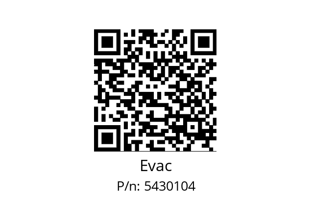   Evac 5430104