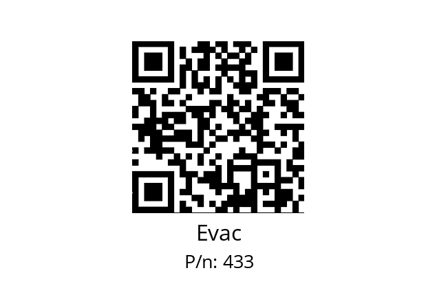   Evac 433