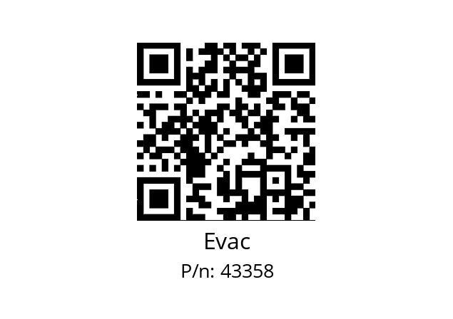   Evac 43358