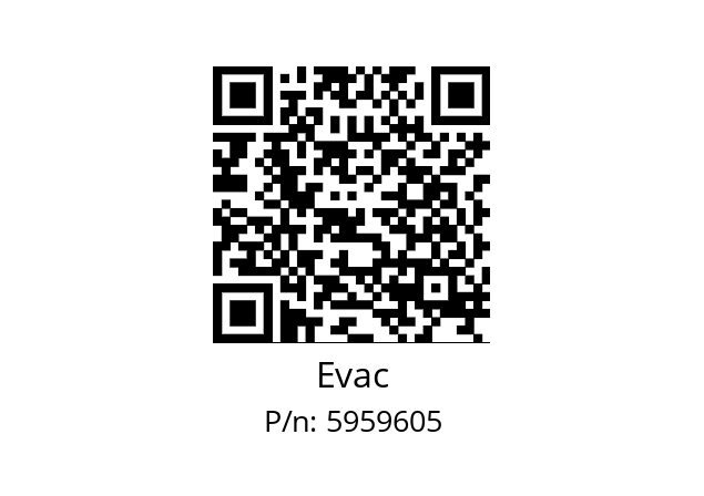   Evac 5959605