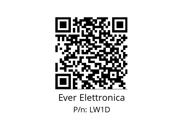   Ever Elettronica LW1D