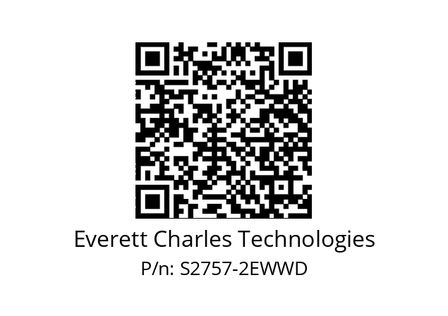   Everett Charles Technologies S2757-2EWWD