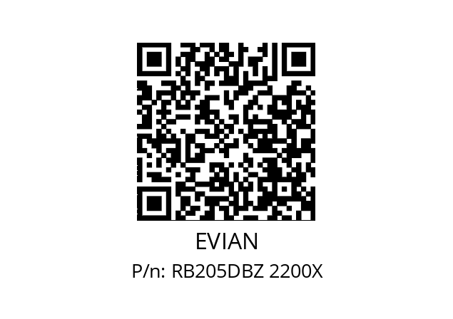   EVIAN RB205DBZ 2200X