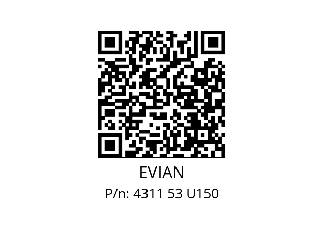   EVIAN 4311 53 U150