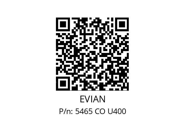   EVIAN 5465 CO U400