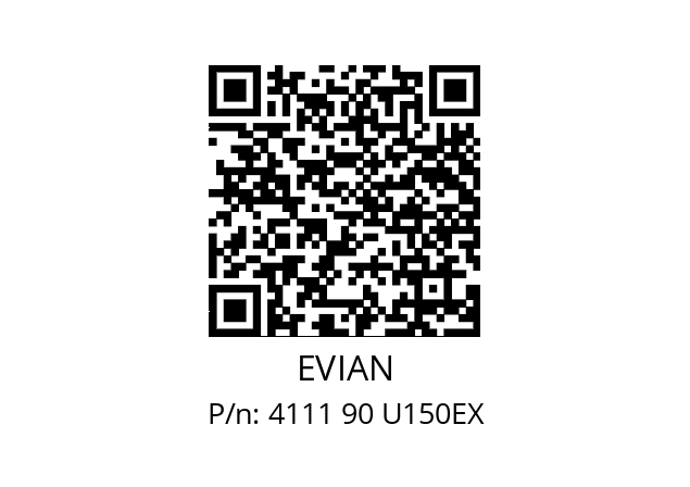   EVIAN 4111 90 U150EX