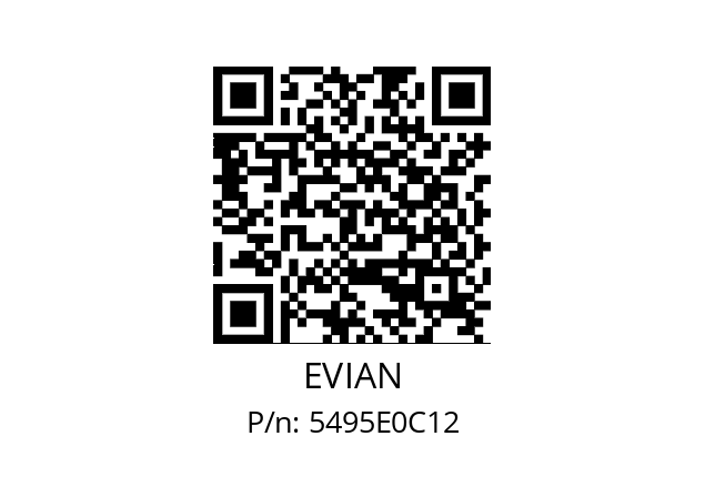   EVIAN 5495E0C12