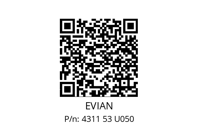   EVIAN 4311 53 U050