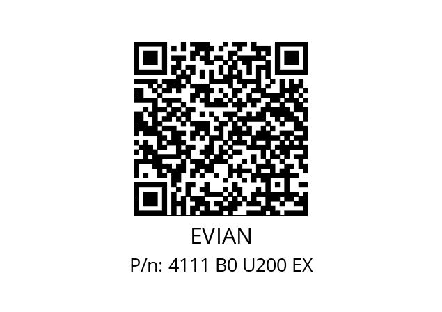   EVIAN 4111 B0 U200 EX