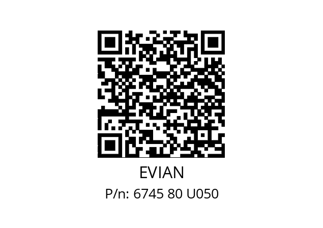   EVIAN 6745 80 U050