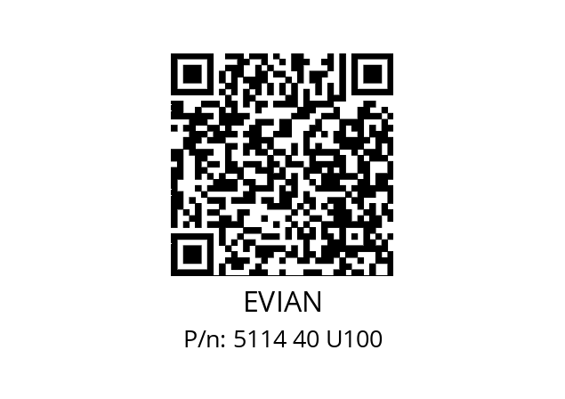   EVIAN 5114 40 U100