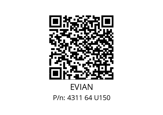   EVIAN 4311 64 U150