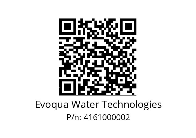   Evoqua Water Technologies 4161000002