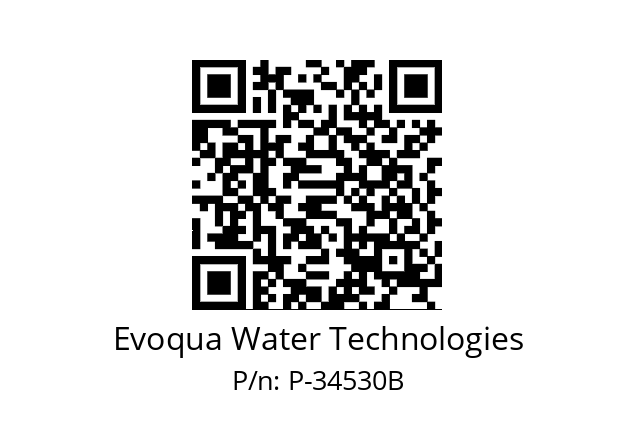   Evoqua Water Technologies P-34530B