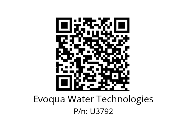   Evoqua Water Technologies U3792