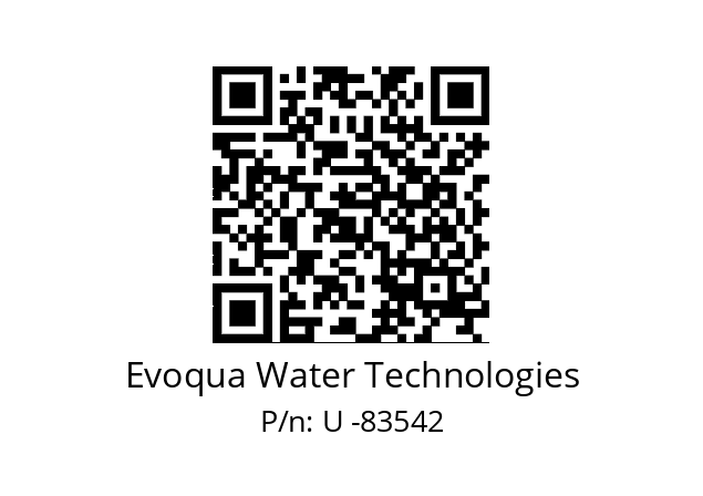   Evoqua Water Technologies U -83542