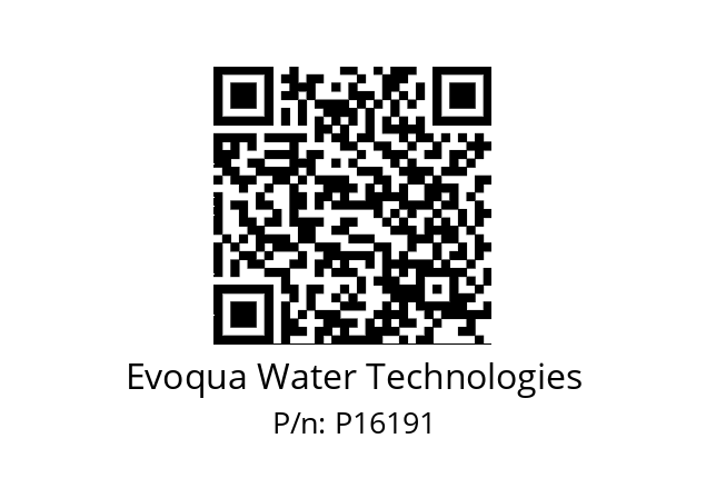   Evoqua Water Technologies P16191