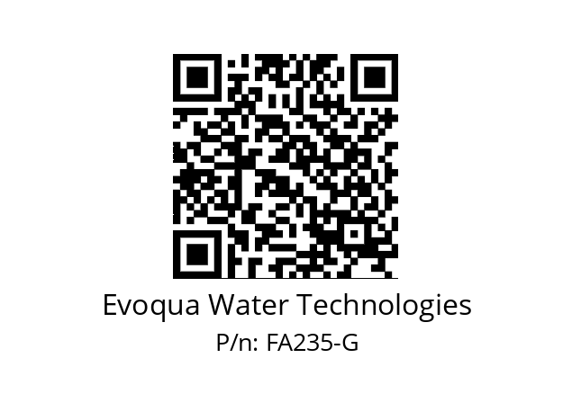   Evoqua Water Technologies FA235-G