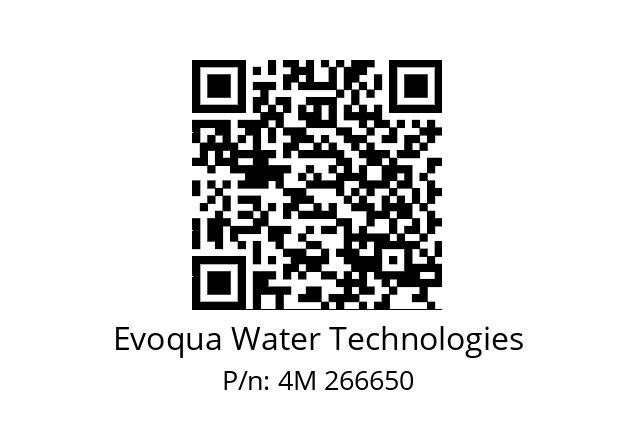   Evoqua Water Technologies 4M 266650