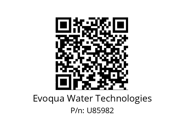   Evoqua Water Technologies U85982