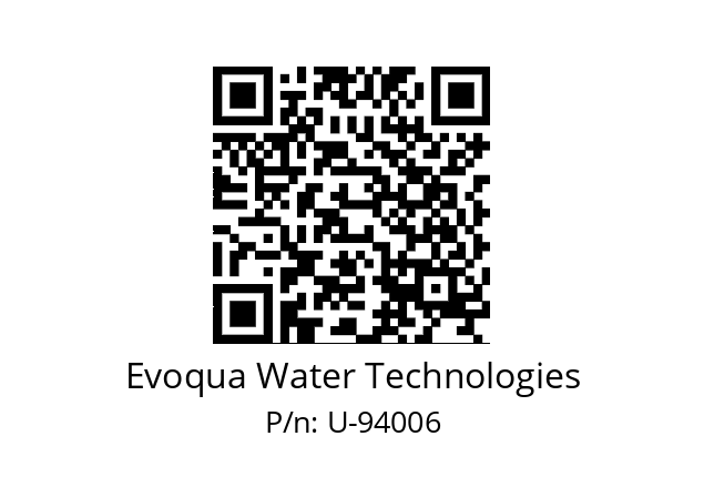   Evoqua Water Technologies U-94006