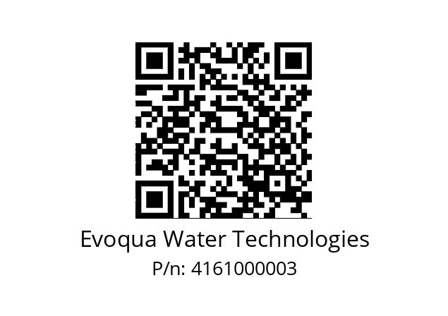   Evoqua Water Technologies 4161000003