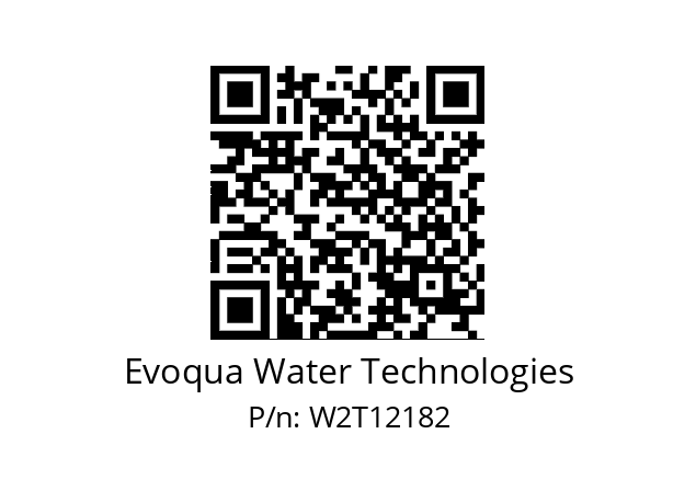   Evoqua Water Technologies W2T12182