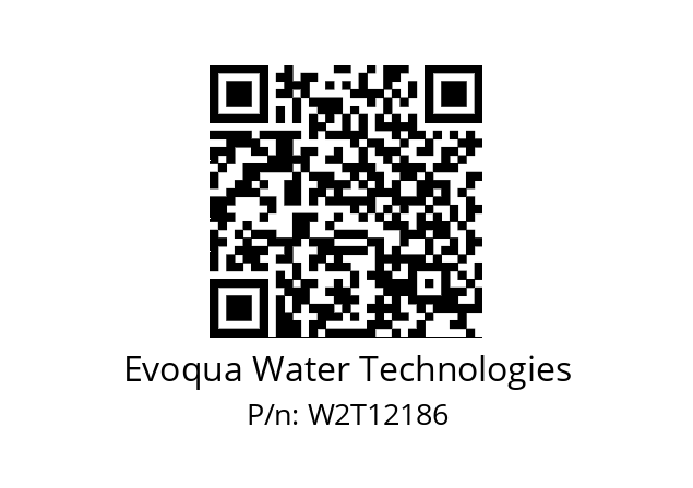   Evoqua Water Technologies W2T12186