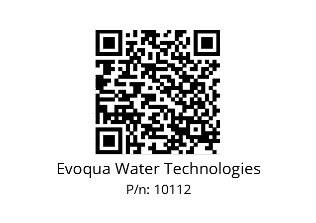   Evoqua Water Technologies 10112