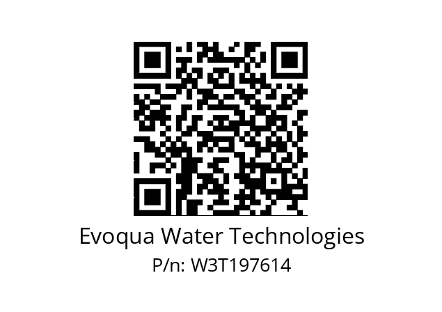   Evoqua Water Technologies W3T197614