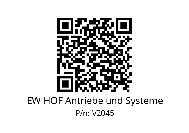   EW HOF Antriebe und Systeme V2045