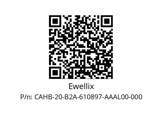   Ewellix CAHB-20-B2A-610897-AAAL00-000