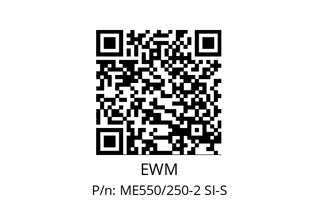   EWM ME550/250-2 SI-S