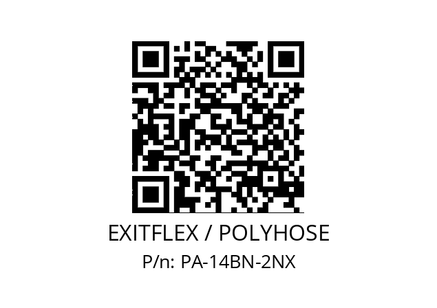   EXITFLEX / POLYHOSE PA-14BN-2NX