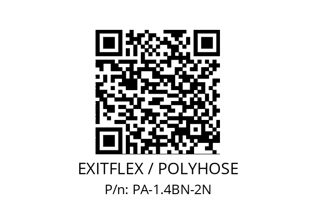   EXITFLEX / POLYHOSE PA-1.4BN-2N