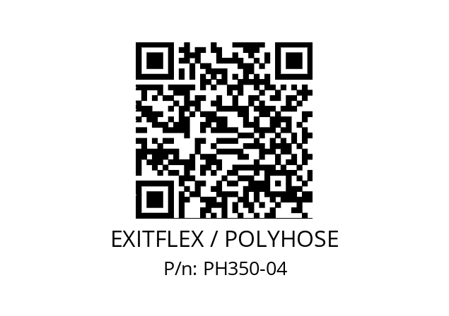   EXITFLEX / POLYHOSE PH350-04