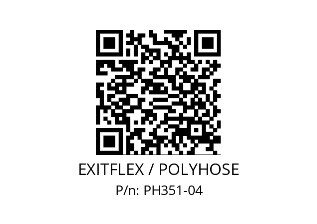   EXITFLEX / POLYHOSE PH351-04