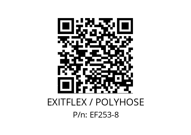   EXITFLEX / POLYHOSE EF253-8