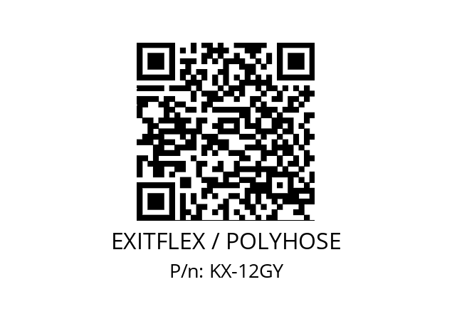   EXITFLEX / POLYHOSE KX-12GY