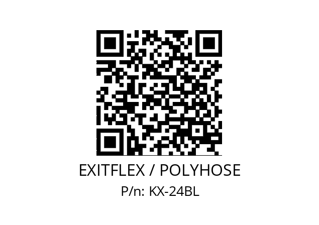   EXITFLEX / POLYHOSE KX-24BL