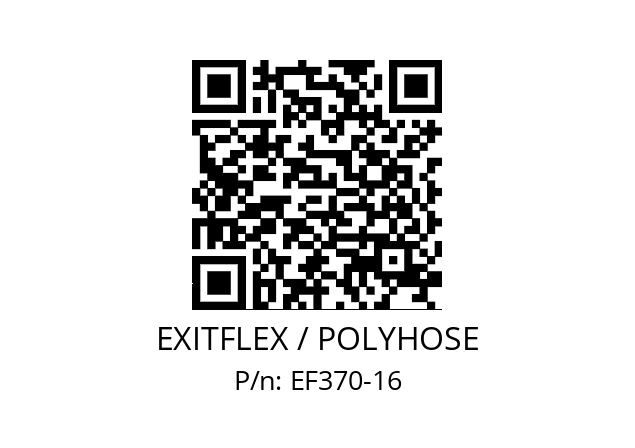   EXITFLEX / POLYHOSE EF370-16