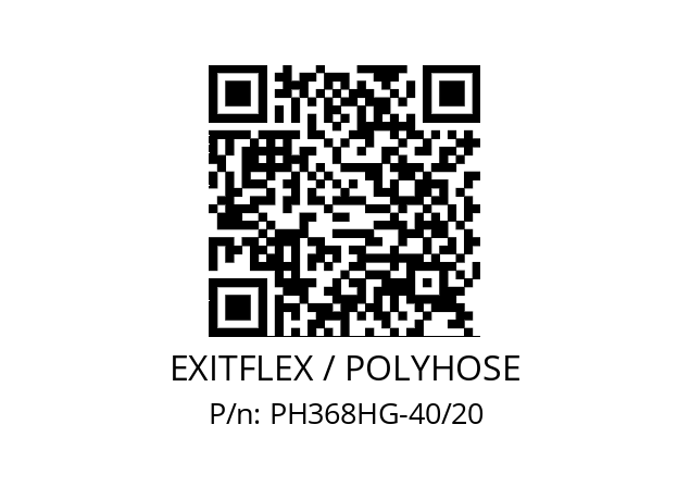   EXITFLEX / POLYHOSE PH368HG-40/20