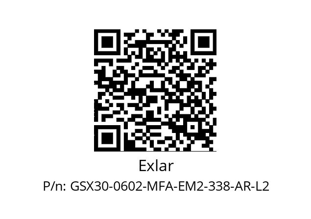   Exlar GSX30-0602-MFA-EM2-338-AR-L2