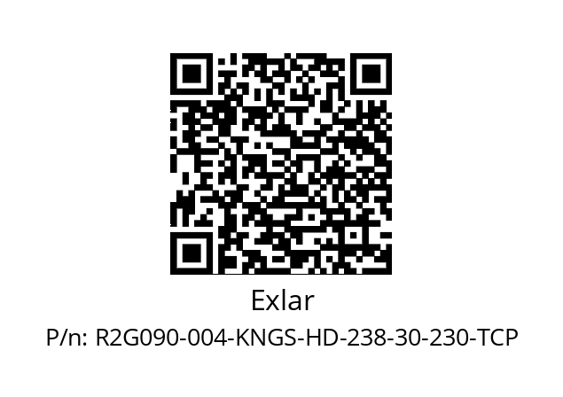   Exlar R2G090-004-KNGS-HD-238-30-230-TCP