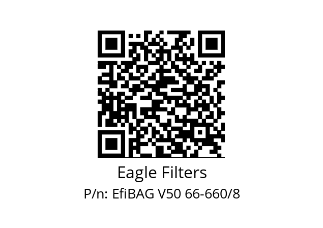   Eagle Filters EfiBAG V50 66-660/8